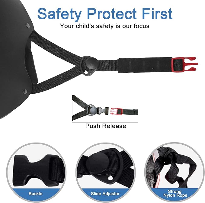 Kids Bike Helmet Ventilation & Adjustable Toddler Helmet for Ages 2-14 Kids Boys Girls Multi-Sport Helmet for Skateboard Roller Skateing Bicycle Scooter blance Bike