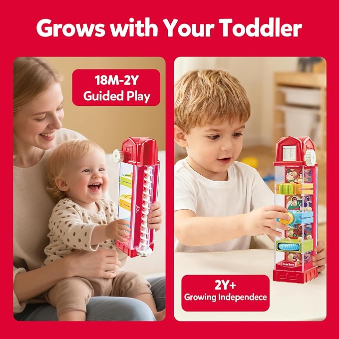 Farm Egg Drop Toy for Toddlers 2-4, Travel Toys for Toddlers, Cause and Effect Montessori Toy, Fine Motor Activity, Quiet Gift for 2 Year Old Boys Girls