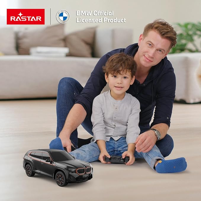 RASTAR RC Cars 1/24 BMW XM Label Red Remote Control Car for Kids Adults, Black 2.4GHz BMW Toy Car