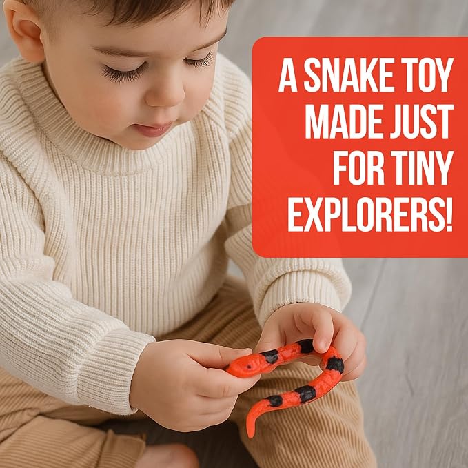 Color Changing Snake Toys, 6 Pack Stretchy Sensory Fidgets for Kids
