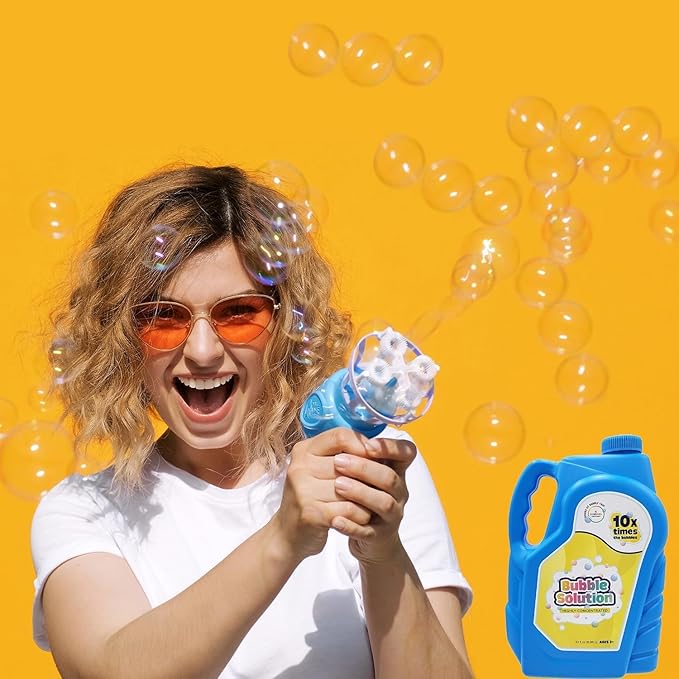 32 oz Concentrated Bubble Solution, Refills up to 2.5 Gallons, Non-Toxic Concentrated Solution for Bubble Machines, Giant Bubble Wands,Bubble Gun and Blowers
