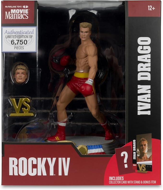 McFarlane Toys - Ivan Drago (Rocky IV) 6in Posed Figure