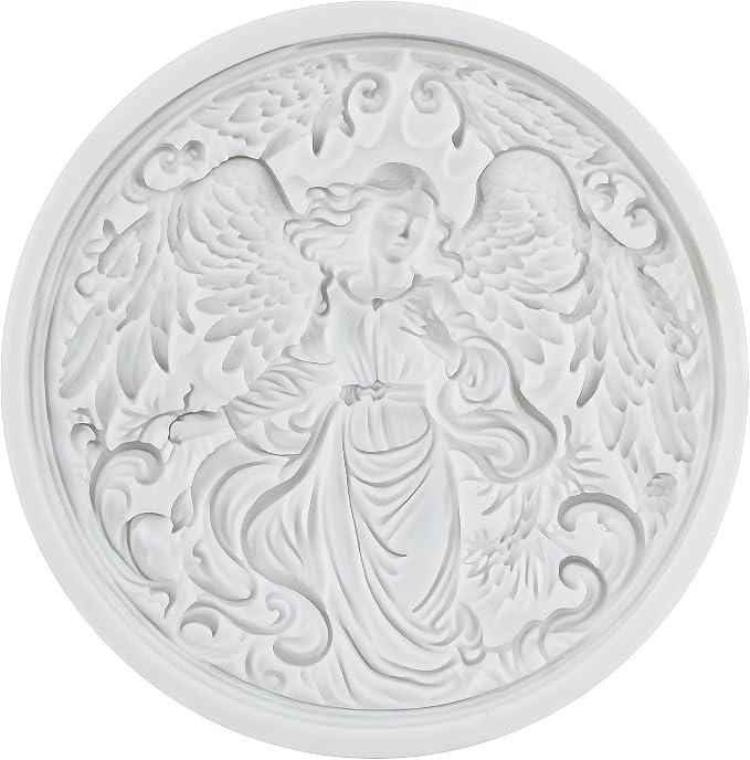 Angel Polymer Clay Mold Flower Fairy Goddess Moon Angel Fairy Girl Silicone Molds for DIY Crafts Resin Casting Mold DIY Craft Air Dry Polymer Clay Tools Jewelry Making Set of 4