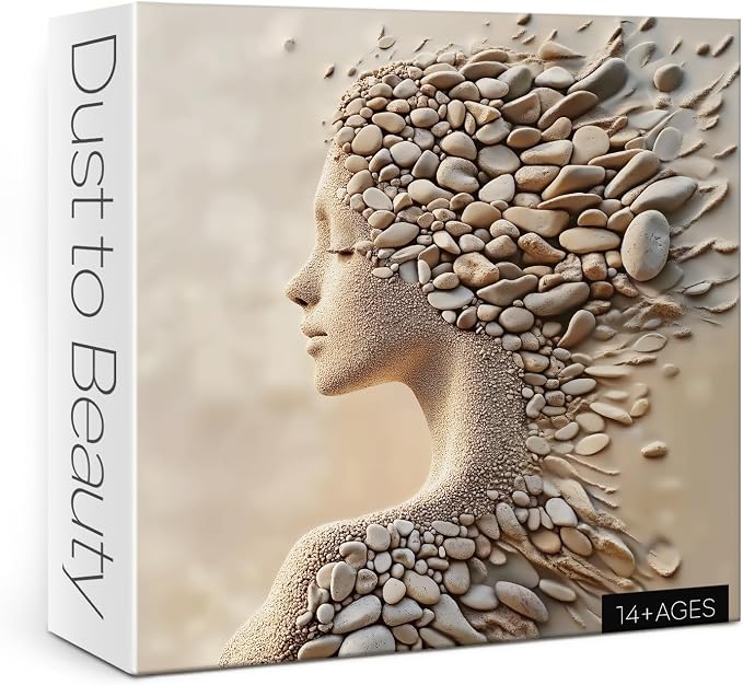 Beautiful Women Art Puzzles for Adults 1000 Pieces Nature, Pretty Beach Aesthetic Impossible Jigsaw Puzzles, Hard Difficult Challenging Puzzle