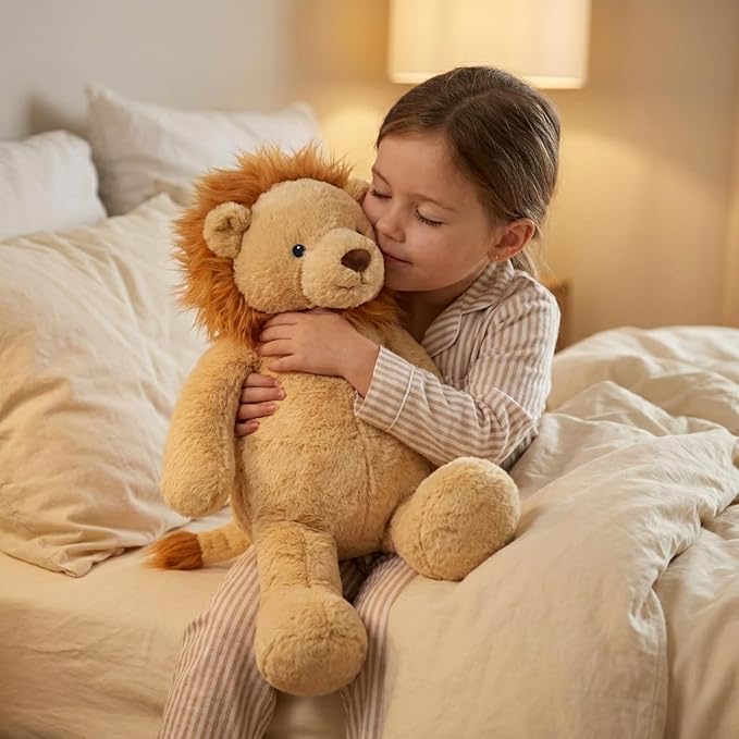 WEIGEDU Dressable Stuffed Animal Fits 3-6M Toddler Clothes, 24.8" Large Plush Toy with Long Limbs for Pretend Play, Soft Huggable Companion - Dog