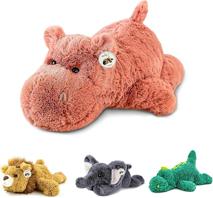 YOUBLEK 20" | 4 Pounds Weighted Stuffed Animals,Sensory Comfort Plush Throw Pillow Toy, Soft for Home & School, Kawaii Plushies Hugging Toy Gifts for Kids & Adults
