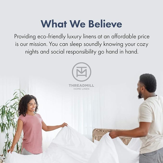 Threadmill 100% Cotton Sheets for Full Size Bed - 600 Thread Count Full Bed Sheets Set with 16” Deep Pocket - Damask Stripe Sateen Weave 4-Piece Bedding Set with Cooling Effect, Moonrock Grey