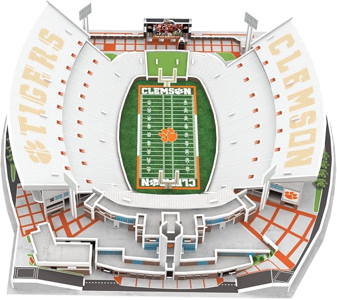 Pro-Lion 3D Jigsaw Puzzle of Memorial Stadium -94 Pieces | Home of Clemson Tigers | NCAA Football Gifts for Age 7+