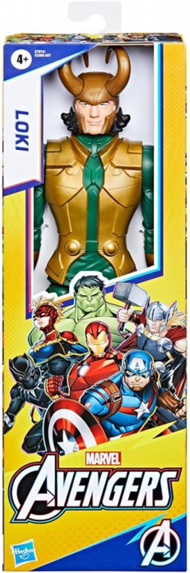 Marvel Avengers Titan Hero Series Blast Gear Loki Action Figure, 12" Toy, Inspired by The Marvel Universe, for Kids Ages 4 & Up