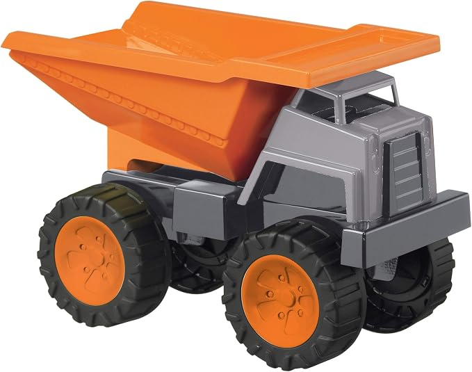American Plastic Toys APT-77750 Mega Construction Set Dump Truck and Loader