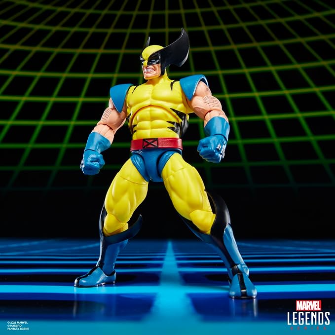 Marvel Legends Series Gamerverse Wolverine vs Marvel's Silver Samurai, Retro Video Game -Inspired Collectible 6-Inch Action Figures