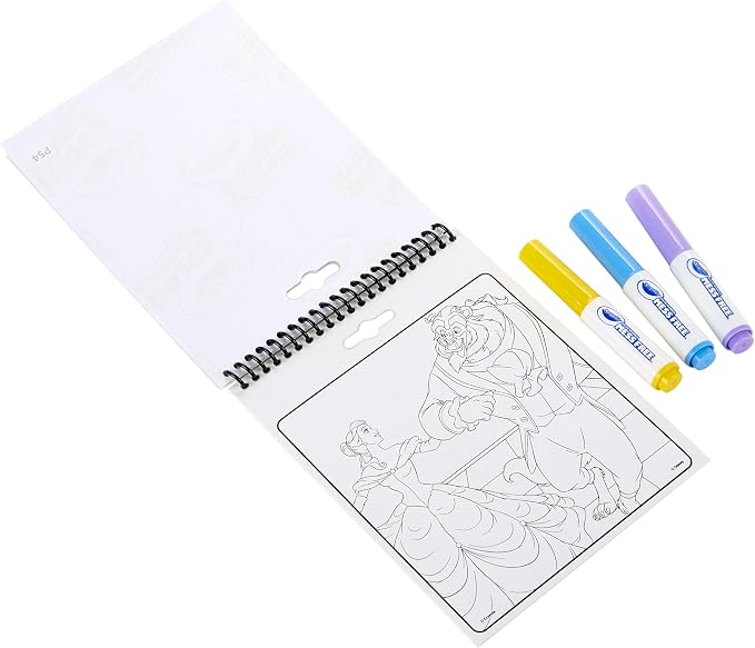 Crayola Color Wonder Disney Princess Coloring & Activity Pad, Mess Free Coloring, Gift for Kids, Age 3, 4, 5, 6, Multi