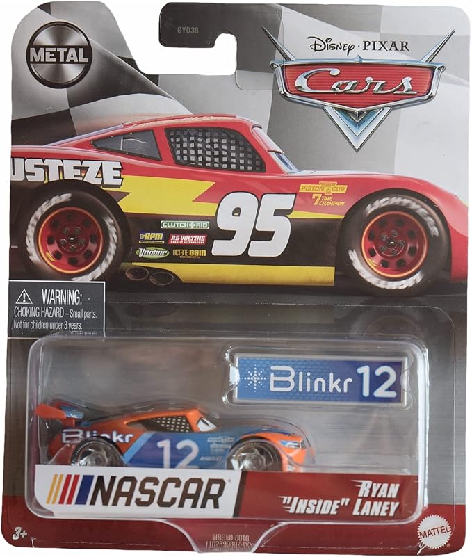 Disney Cars Ryan Inside Laney, [Orange] 1:55 Scale die cast