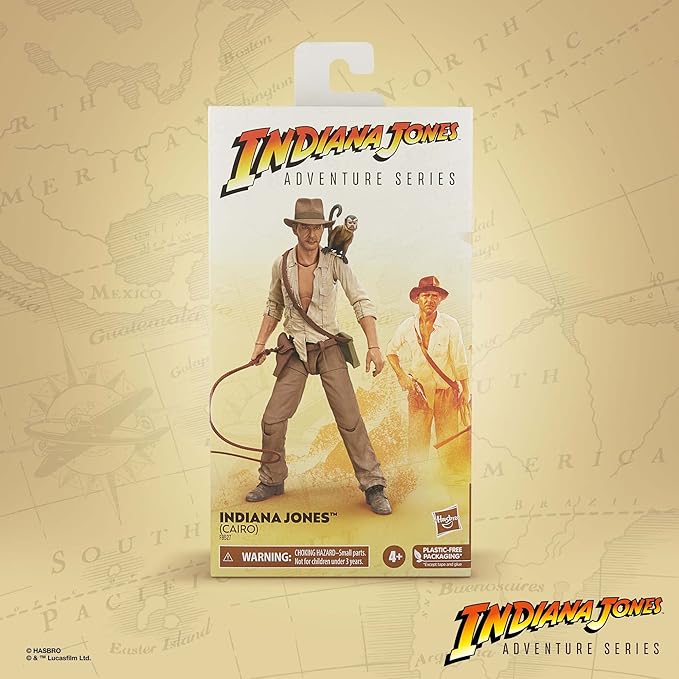 Indiana Jones and The Raiders of The Lost Ark Adventure Series (Cairo) Action Figure, 6-inch Action Figures, Ages 4 and up, (F8527)