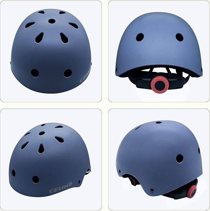 Kids Bike Skateboard Helmet Pad Set,Toddler Cyling Protective Gear Knee & Elbow Pads Wrist Guards for 5-8-10-12-14-16 Years Girls Boys Bicycle Scooter Roller Skate Inline Skating Rollerblading