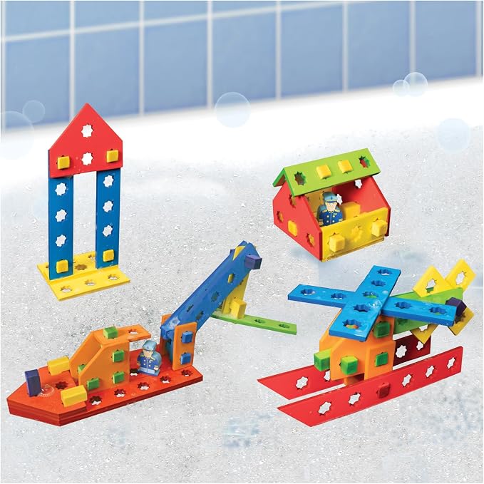 BathBlocks STEM Floating Construction Set Bath Construction Toys Bath Building Toys Bath Building Toys Bath Building Sets in Science Museums and Childrens Museums nationwide