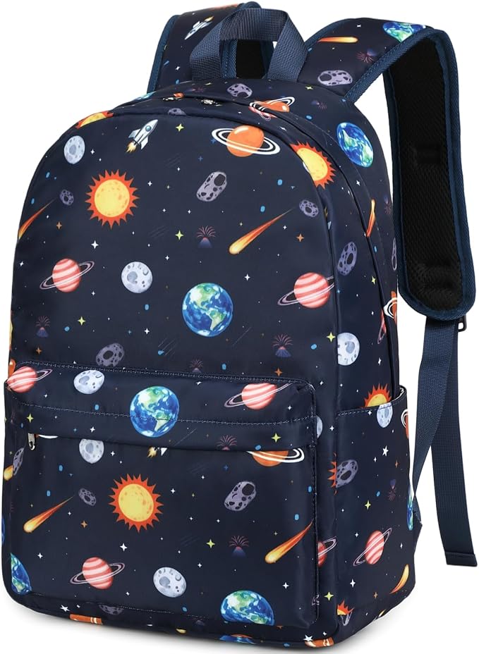 CAMTOP Preschool Backpack for Kids Boys Girls Toddler Backpack Kindergarten School Bookbags for Age 3-8 (Blue Space)