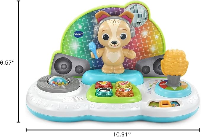 VTech Bark and Bop Dance Party Musical DJ Puppy Toy