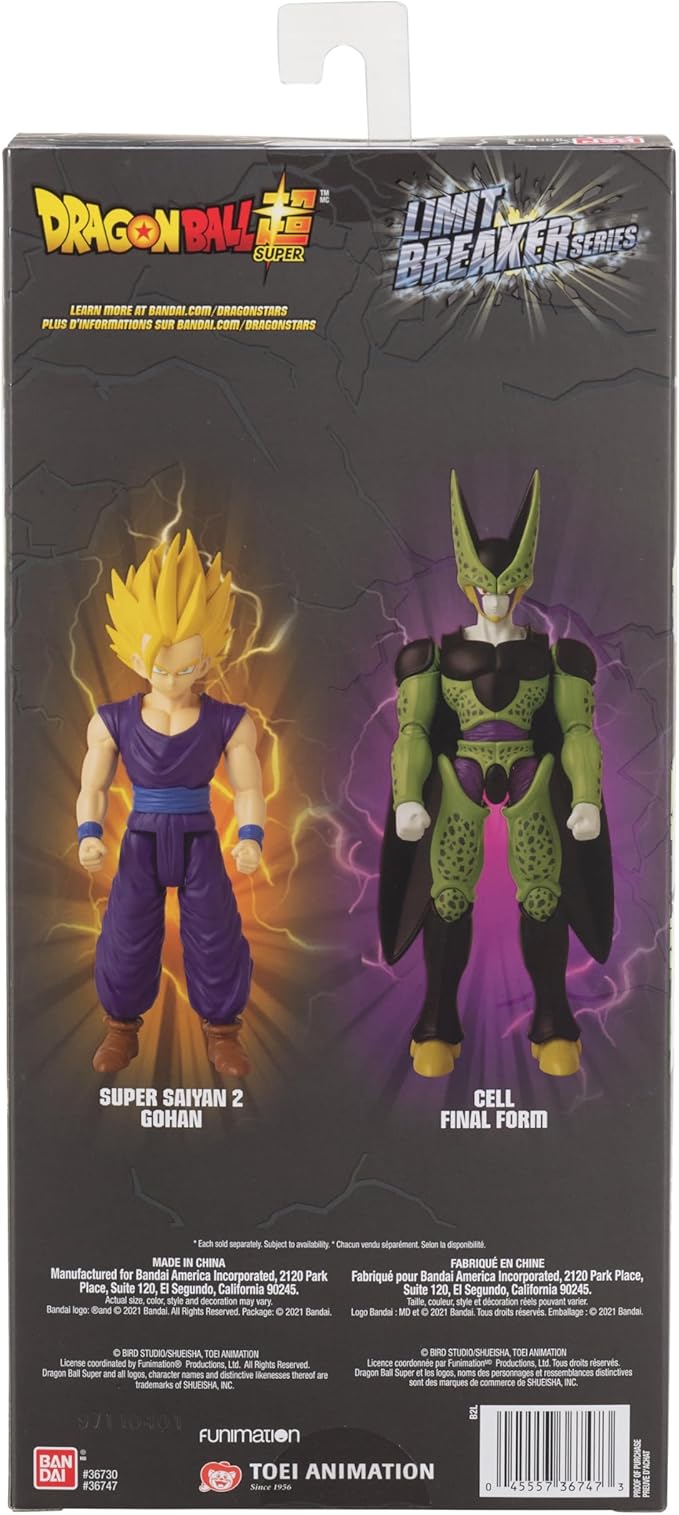 Bandai Namco - Dragon Ball Super - Cell Final Form, Limit Breaker 12" Action Figure
