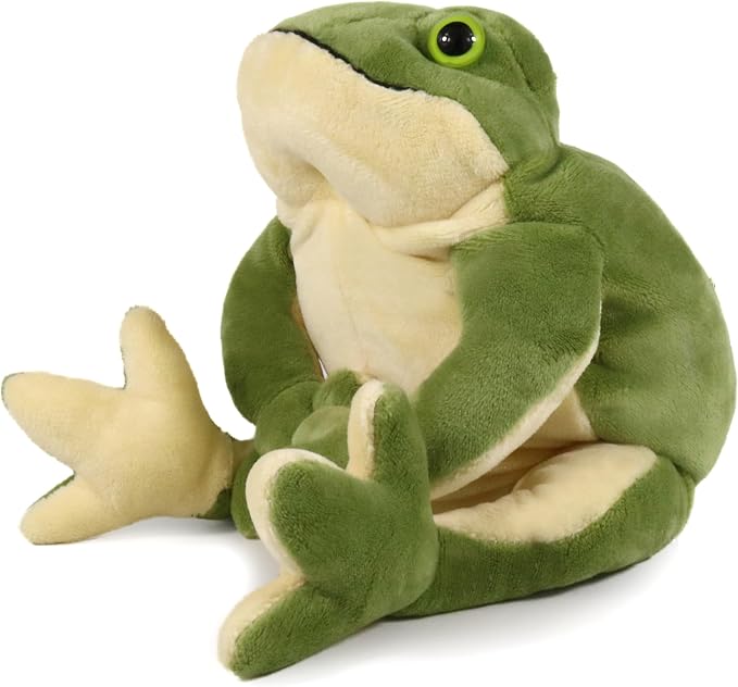 Ice King Bear Wild Animal Small Stuffed Animals Zoo Family Plush Toy (Frog 8 Inches)