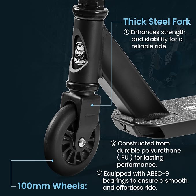 Pro Scooters for Kids 8 +, Teens and Adults | Two Different Scooter Heights 31.5” and 36.6”to Choose from