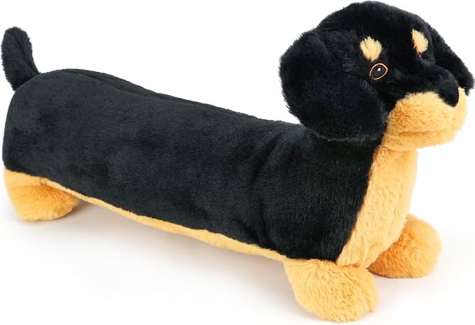 PrimePets Plush Squeaky Dog Toy, 21.5" Dachshund Stuffed Animal Dog Toy for Large Medium Small Dogs, Soft Pet Toys for Cuddling & Playing, Dog Comfort Toy