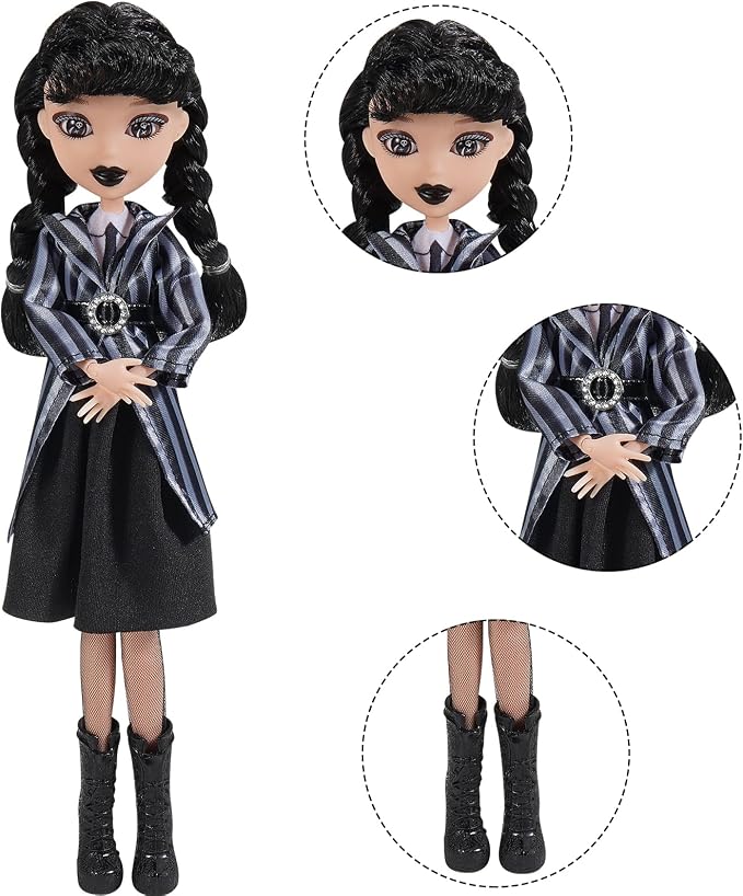 10'' Fashion Dolls with Gift Box, Academy Uniform with Black Dress and Thing