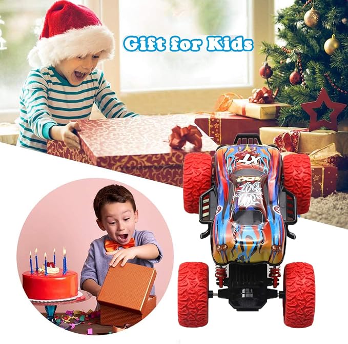 Pull Back Cars for Kids, Monster Trucks Toys for 3 Year Old Boys, Alloy Toy Car Toy Trucks for Boys Girls Toddler Inertia Cars Birthday Gifts
