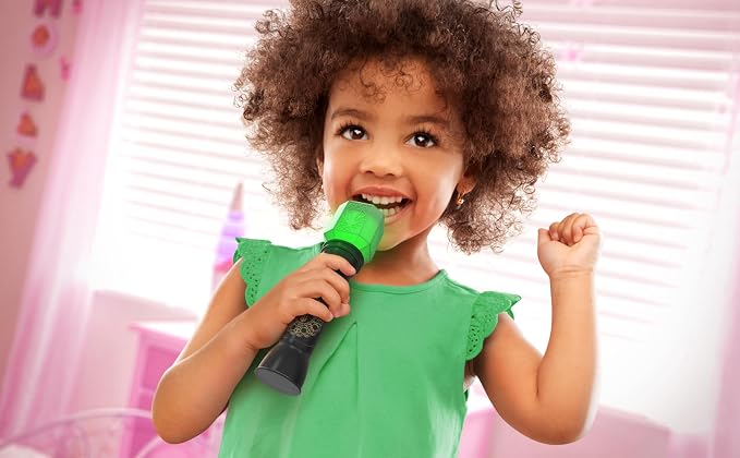 Wicked Toy Microphone for Kids, Includes Built-in Music and Lights, Ideal Toddler Toys (Wicked)