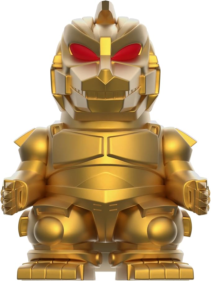 Super7 Fun! Fun! Toho Mechagodzilla (Vintage Toy Gold) Vinyl Figure - 5" Toho Godzilla Action Figure - Classic Movie Collectibles and Retro Toys