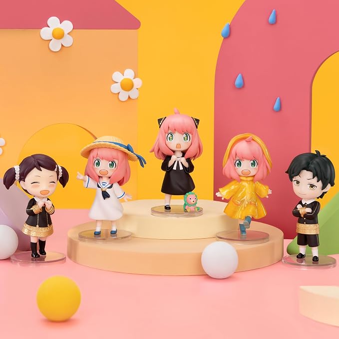 POP MART SPY x Family Anya's Daily Life DLC Series Blind Box Figures, Collectible Toys Home Decorations, Holiday Birthday Gifts for Girls and Boys, Single Box