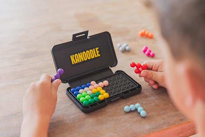 Educational Insights Kanoodle - 3D Brain Teaser Puzzles for Kids, Spatial Puzzle Games for Adults, Teens and Kids, Problem Solving Toys and Logic Puzzles, Single Player Games (Pack of 2)