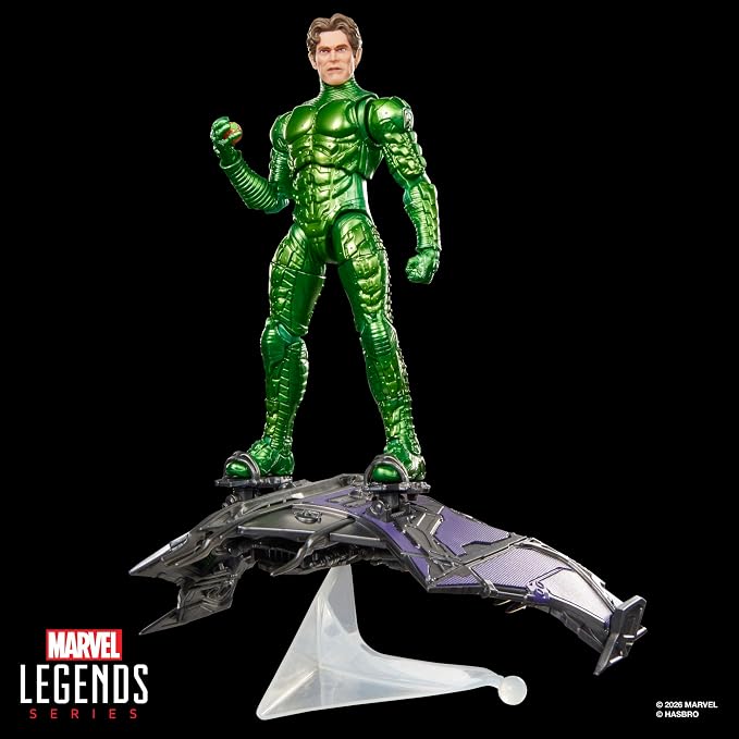 Marvel Legends Series Green Goblin, Spider-Man: No Way Home Deluxe 6 Inch Action Figure Set with Original Goblin Armor and Glider
