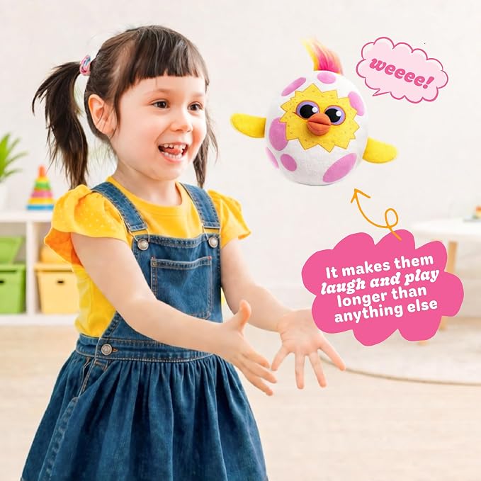 Move2Play, Egg Toss, Hilariously Wild Active Party Game for Kids | Indoor & Outdoor Toss Toy for Boys & Girls Ages 3-8+ | Fun Birthday, Family & Camping Game