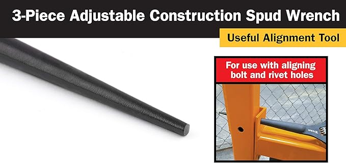 Titan 223 Adjustable Construction Spud Wrench, 3-Pc Set
