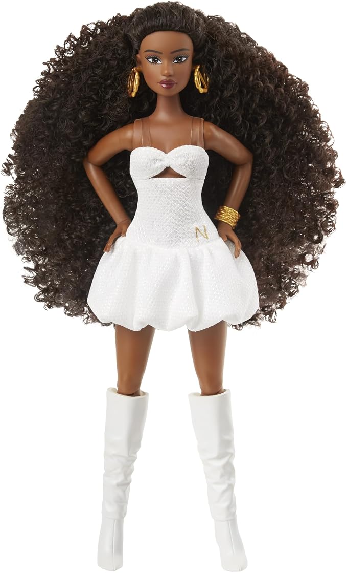 Naturalistas Dayna Crown Fest Fashion Doll, 11.5 Inch Articulated Doll with Authentic Textured Hair, Includes Fashion Pack & Accessories, Collectible Doll for Kids Ages 3+