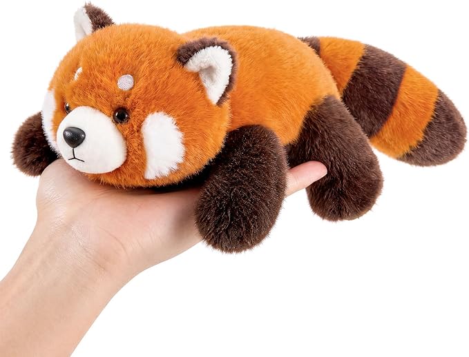 PEACH CAT Red Panda Stuffed Animal Cute Plushies Small Plush Toys Birthday Gifts for Girls Boys Kids