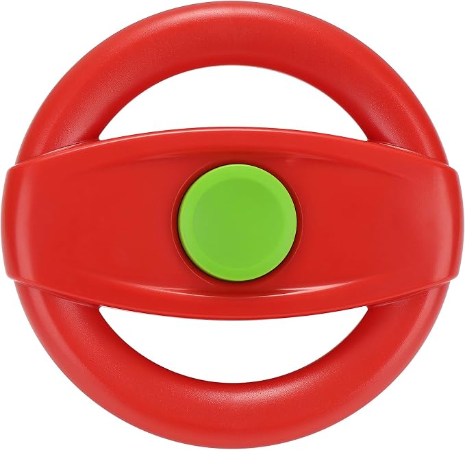 Accmor Stroller Steering Wheel Toy, Simulated Steering Wheel for Stroller Shopping Carts Cart Universal Detachable Pretend Driving Funny Toy Attachment