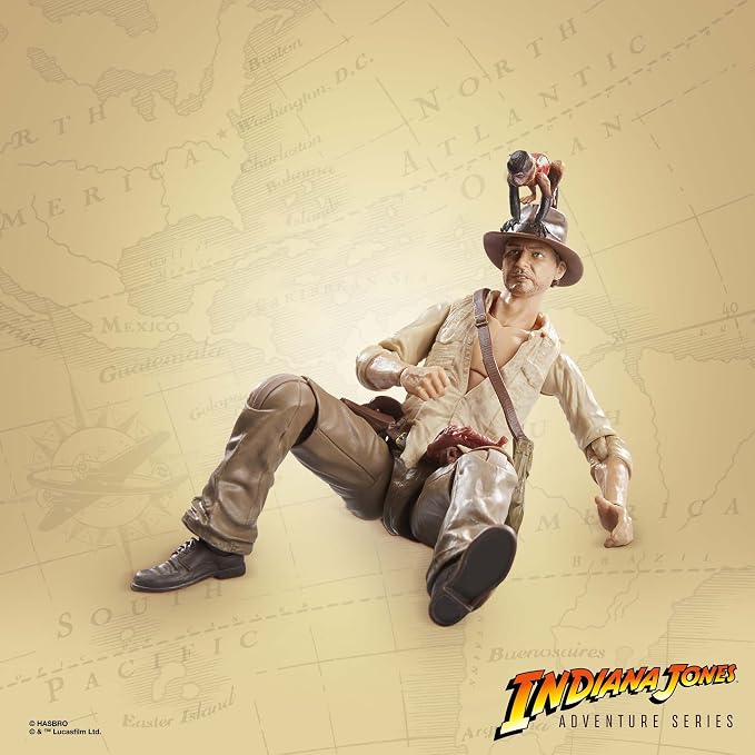 Indiana Jones and The Raiders of The Lost Ark Adventure Series (Cairo) Action Figure, 6-inch Action Figures, Ages 4 and up, (F8527)