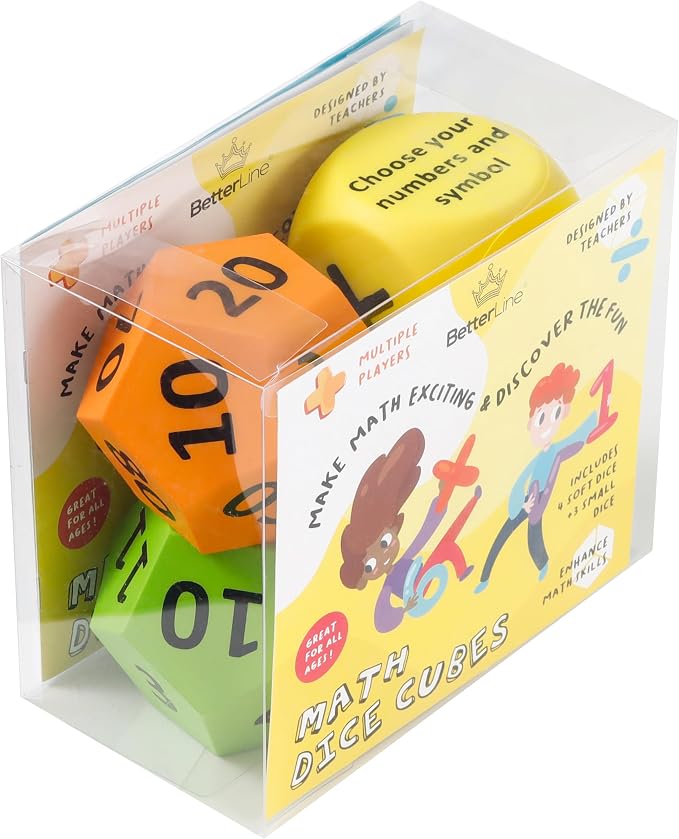 Math Dice Game for Kids, Teens, and Adults | Math Skill Game | Fun Educational Activity | Mental Math Game for Family Entertainment, Teachers and Learning | Engaging Brain Exercise for All Ages