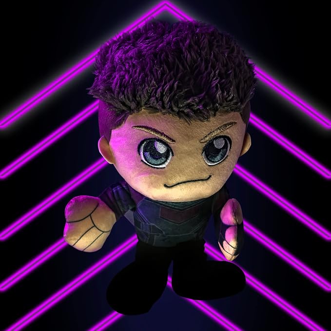 Bleacher Creatures Marvel Hawkeye 8" Kuricha Sitting Plush- Soft Chibi Inspired Toy