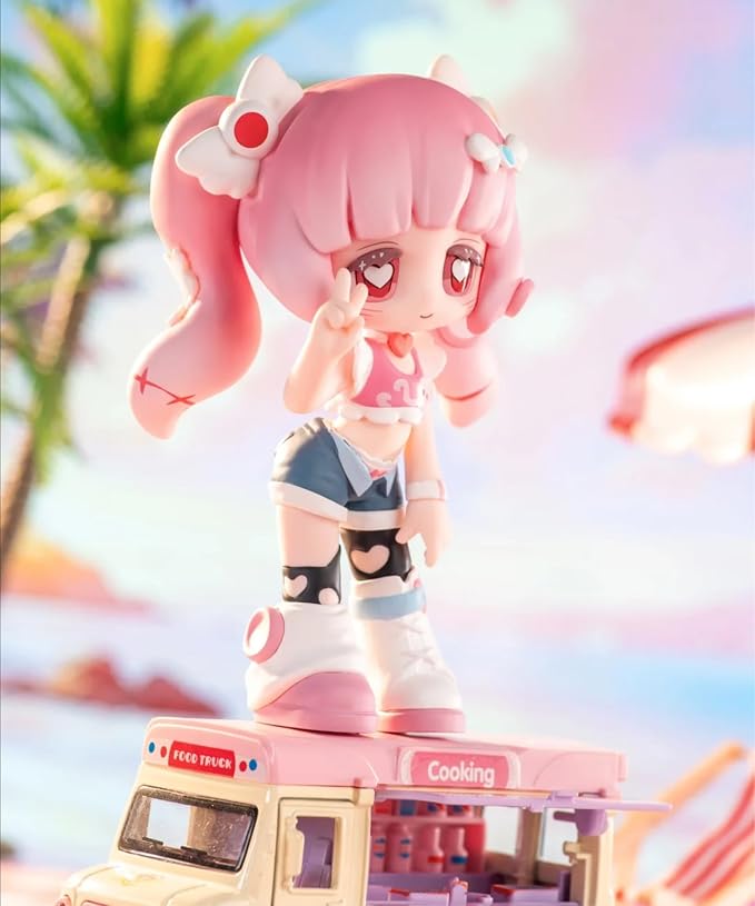 CALEMBOU Anime Blind Box Figure, Cute Pets Another Dimension Series Blind Box Chibi Figure for Desktop Ornament, Collectable PVC Toys for Birthday Gifts