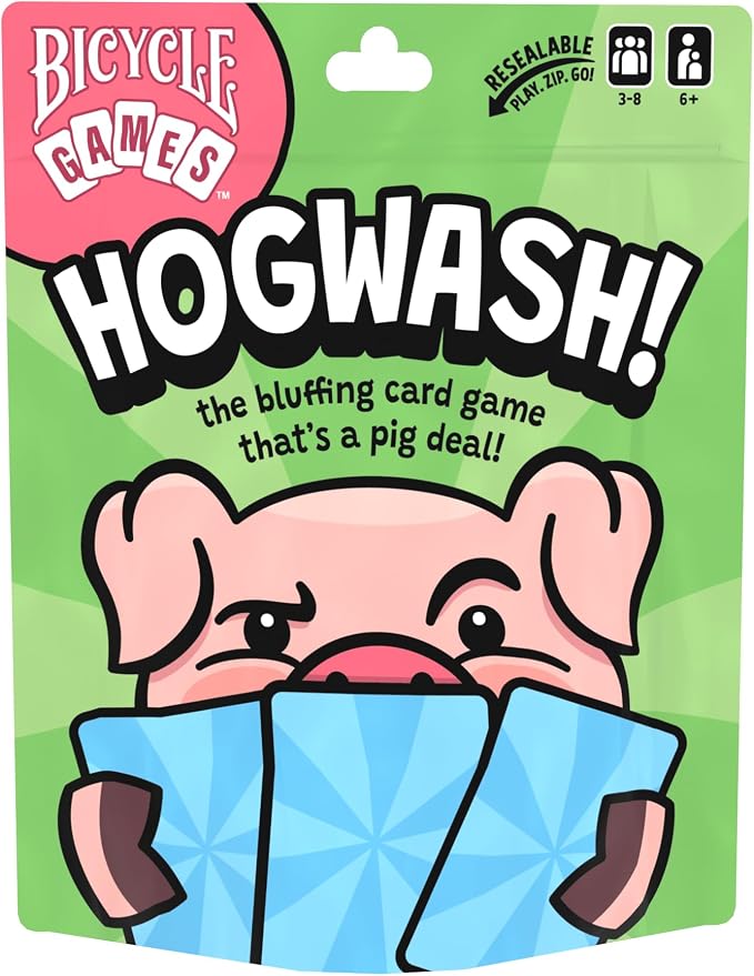 Bicycle Games Kids Collection x3- Hogwash, Trash, Cats in The Corner– Family-Friendly Strategy Card Game for Kids, Teens & Adults, Easy-to-Learn Gameplay, Fun Cat-Themed Game Night Activity