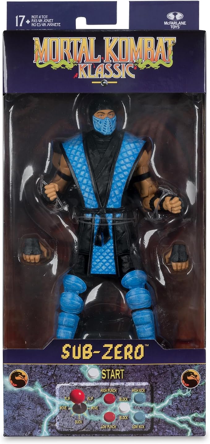 McFarlane Toys- Mortal Kombat Klassic Sub-Zero 7in Action Figure
