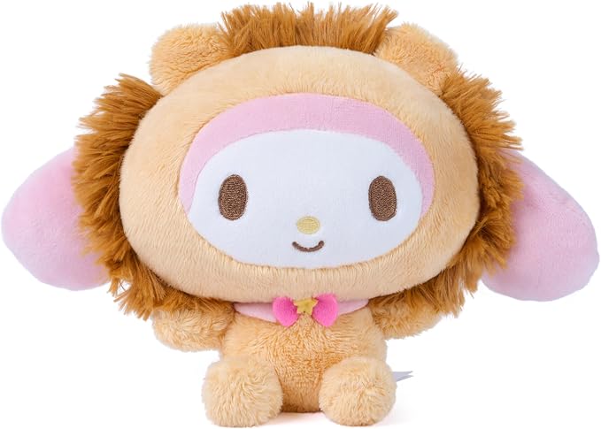 GUND Sanrio Official Hello Kitty and Friends My Melody Circus Lion, Collectible Plush Toy, Lion Stuffed Animal for Ages 1 and Up, 6”