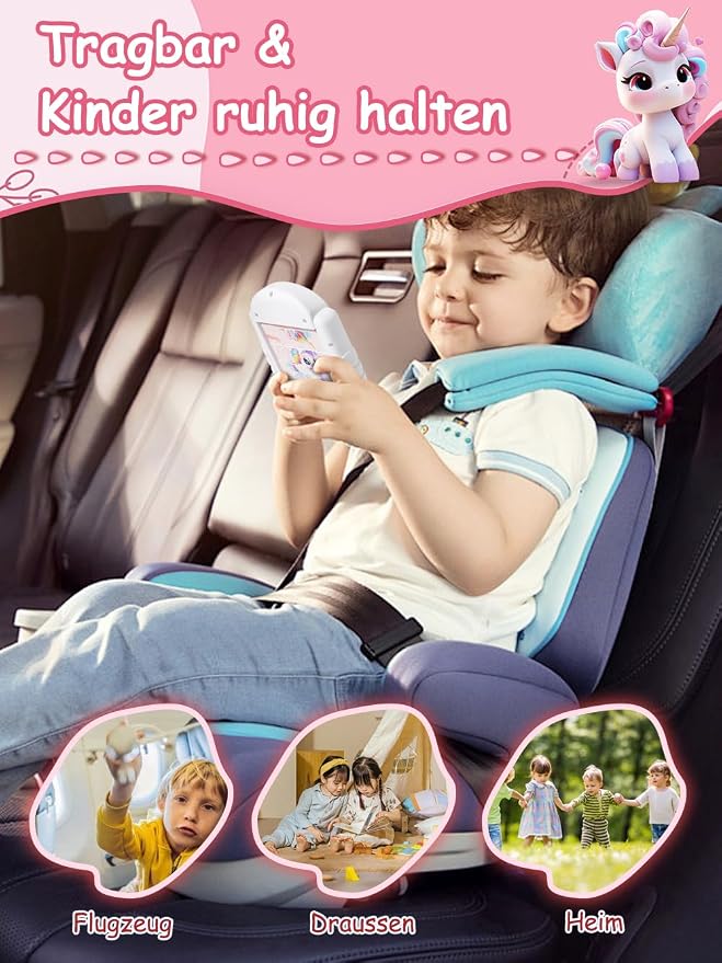 16-Piece Rotating Puzzles for Kids 4-6, Toddlers Puzzles 2-4, Road Trip, Airplane Activities Game, Travel Toys - Brain Teaser, Fine Motor Skills, Birthday Gifts Boys & Girls