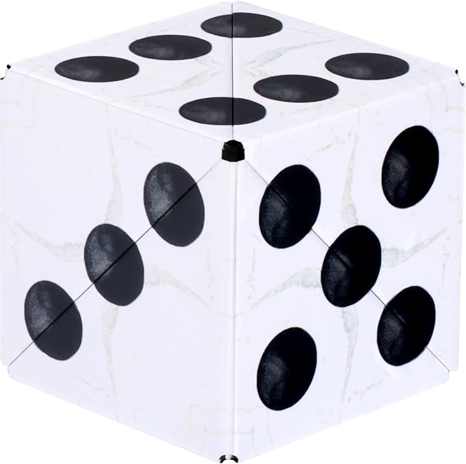 Shashibo Sensory Fidget Toy for Adults & Kids, Stress Relief Fidget Toy for Adults, Teens & Kids, Cool Fidget Toys for Desk, Classroom Must Have, Sensory Shape Shifting Cube, 100+ Possible Shapes
