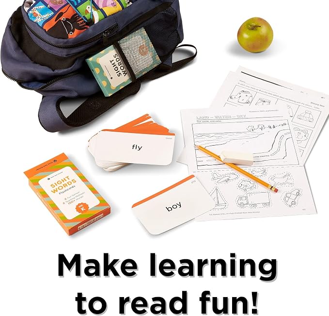 Award-Winning Pre-K Sight Words Flash Cards – 100+ Dolch & Fry High-Frequency Words – Learn to Read for Ages 3–5 – Preschool, Kindergarten, Homeschool & Classroom