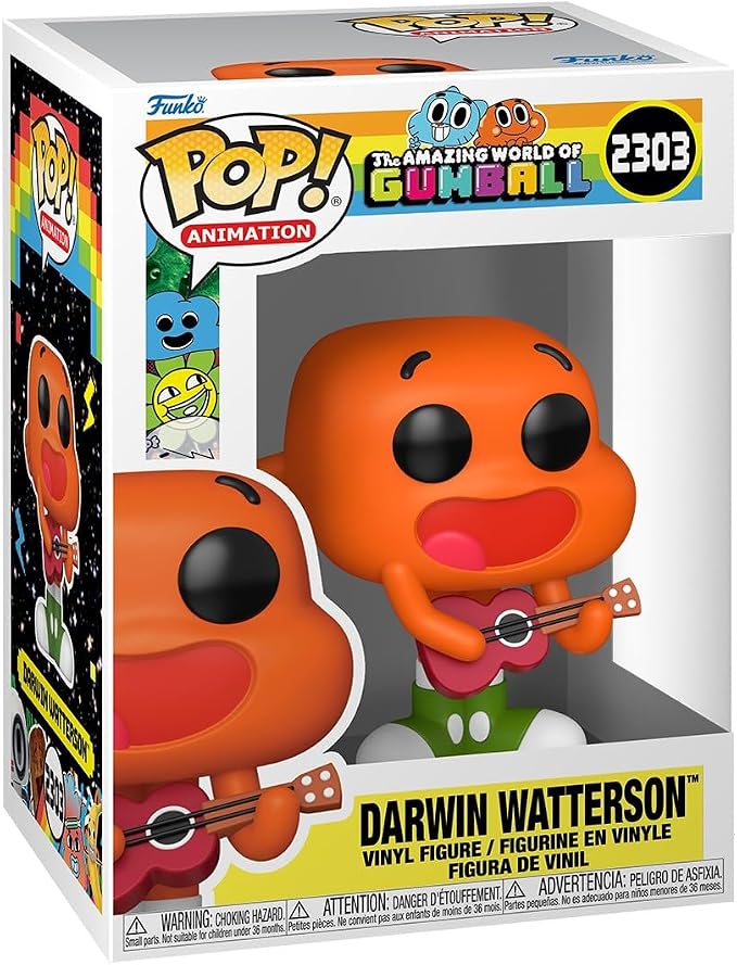 Funko Pop! Animation: The Amazing World of Gumball - Darwin Watterson - Collectable Vinyl Figure - Gift Idea - Official Merchandise - Toys for Kids & Adults - Cartoon Fans