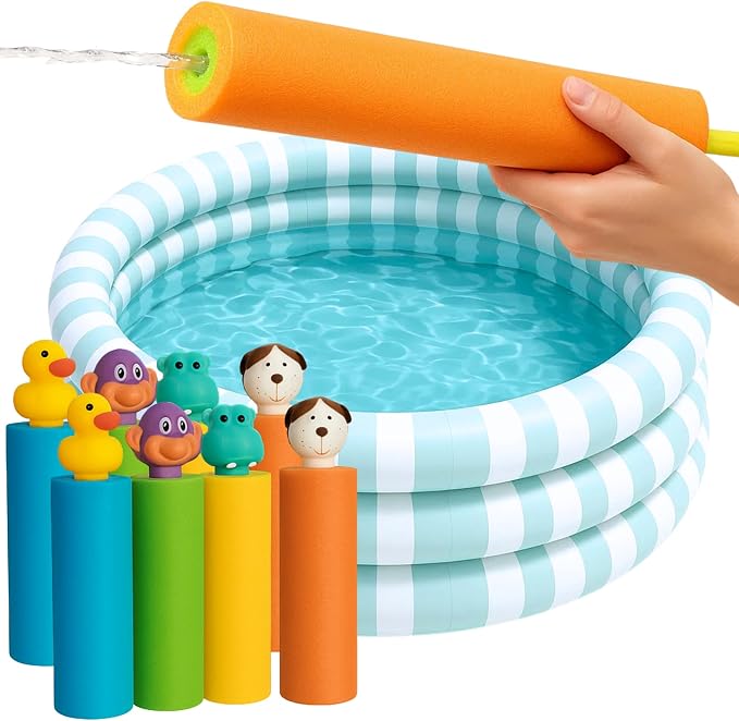 Water Blaster | Water Blaster for Kids, Water Squirter for Kids, Pool Guns, Squirt Gun 8 Pack Beach Essentials, Beach Toys Pool Squirt, Summer Games